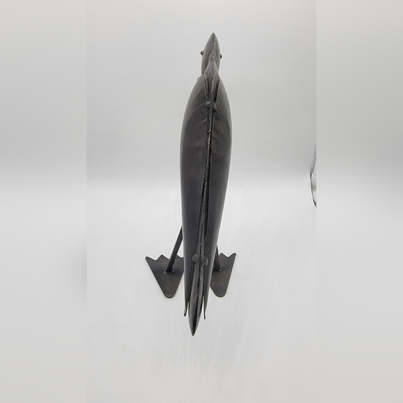 VINTAGE metal Raven and coaster set - Picture 7 of 7